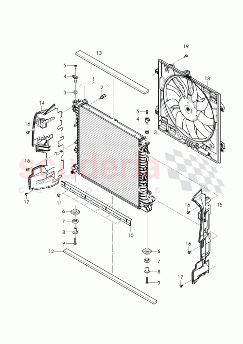 Part Diagram for Bentley 3Y0 121 333 B