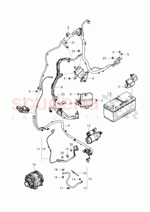 Part Diagram for Bentley 4M0 937 513 H