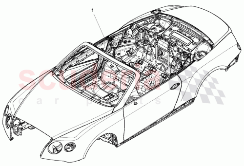 Part Diagram for Bentley 3W7800401AJ