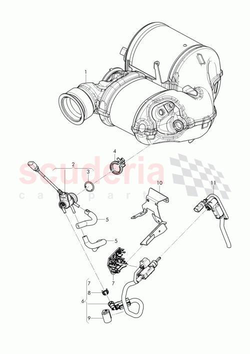 Part Diagram for Bentley 4G0131113E