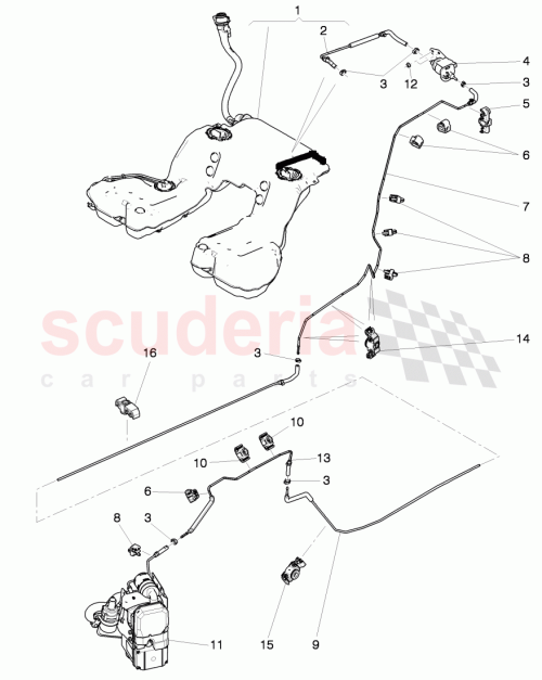 Part Diagram for Bentley 3D0611797E