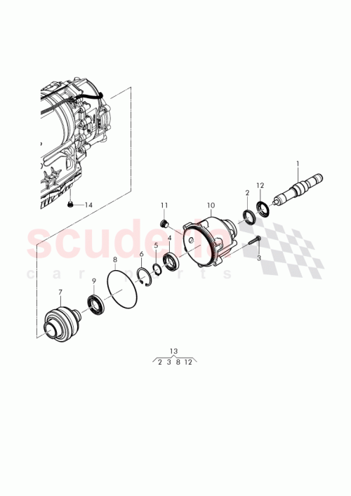 Part Diagram for Bentley 0B6409144A