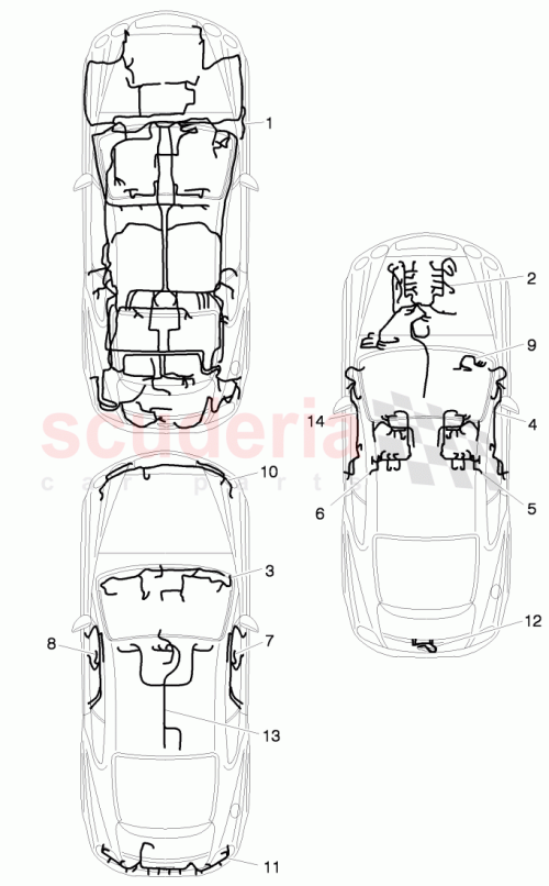 Part Diagram for Bentley 3W8971012CF