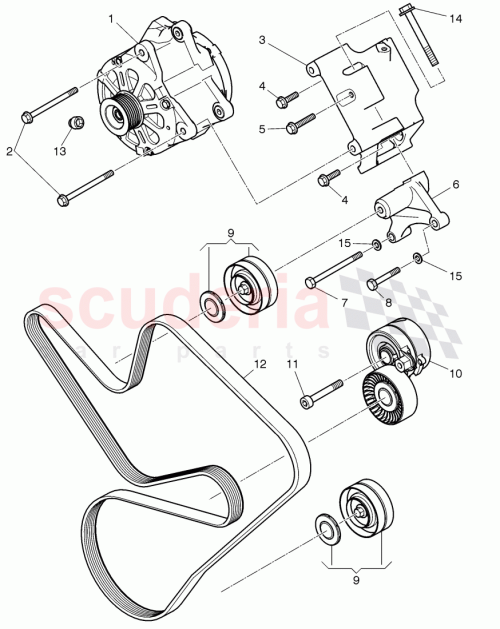 Part Diagram for Bentley 3Z0867140