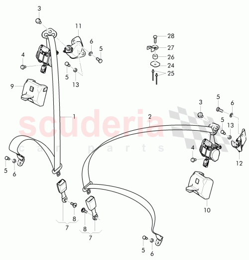 Part Diagram for Bentley 3W3 857 537 A