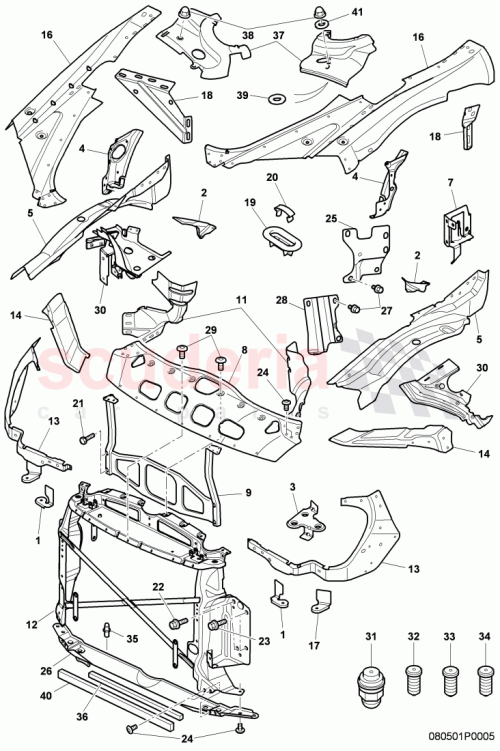 Part Diagram for Bentley 3W8 809 581 Q