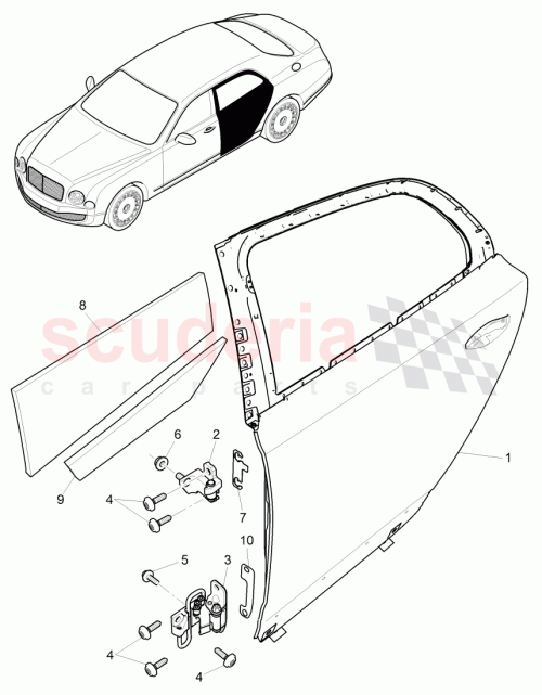 Part Diagram for Bentley 3Y5839731