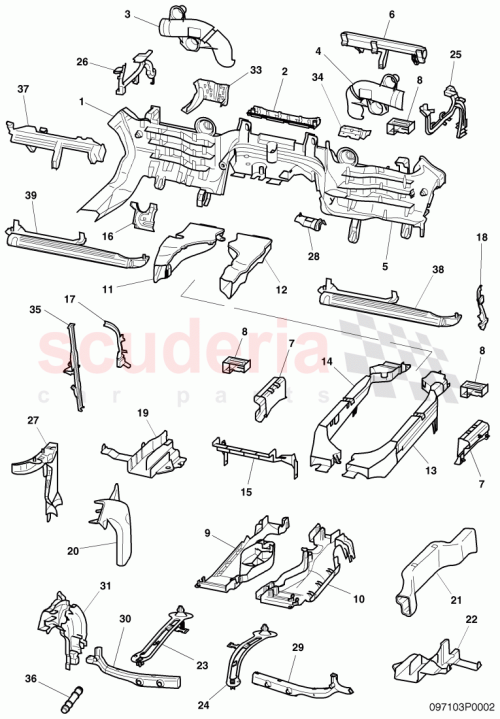 Part Diagram for Bentley 3D0971048B