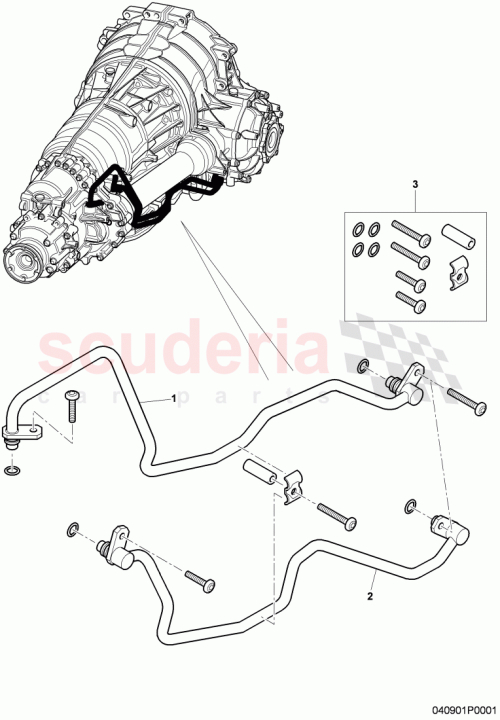 Part Diagram for Bentley 3W0317811