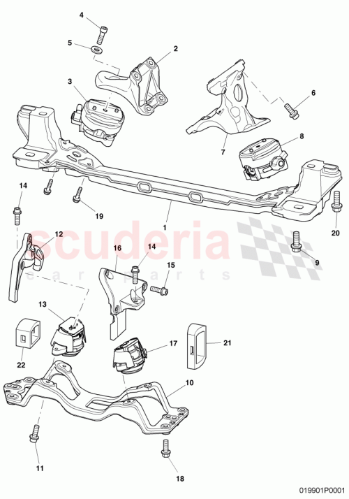 Part Diagram for Bentley N90320206