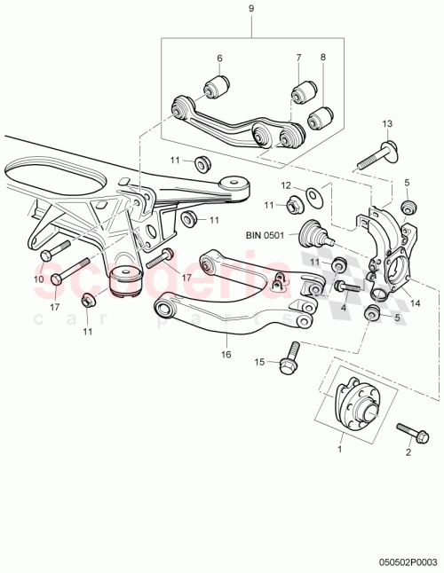 Part Diagram for Bentley 4E0511512J