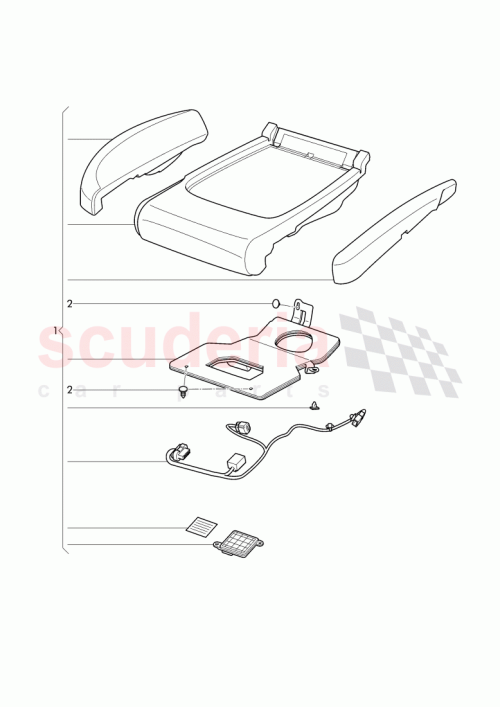Part Diagram for Bentley 3W7 860 389 G
