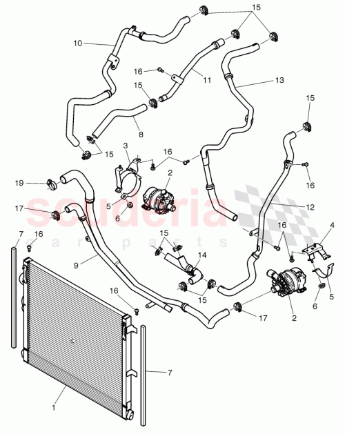 Part Diagram for Bentley 3Y0145795B