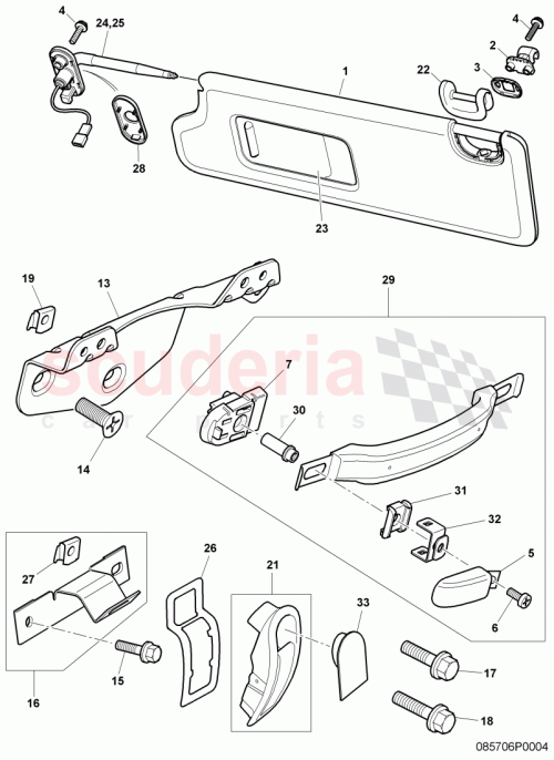 Part Diagram for Bentley 3W8857648B