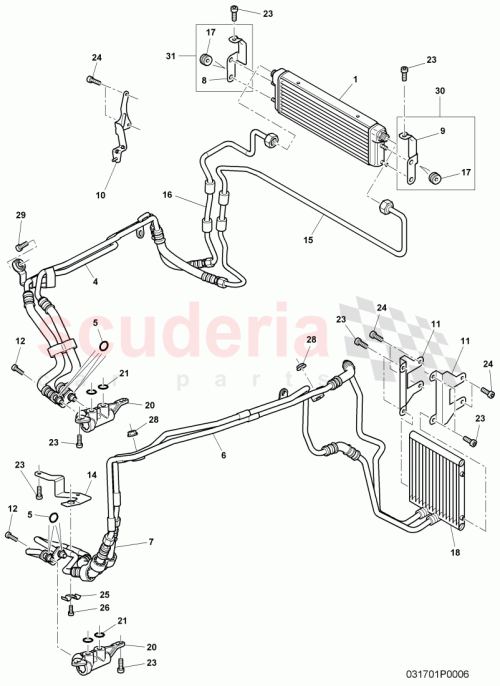 Part Diagram for Bentley 3W0317027