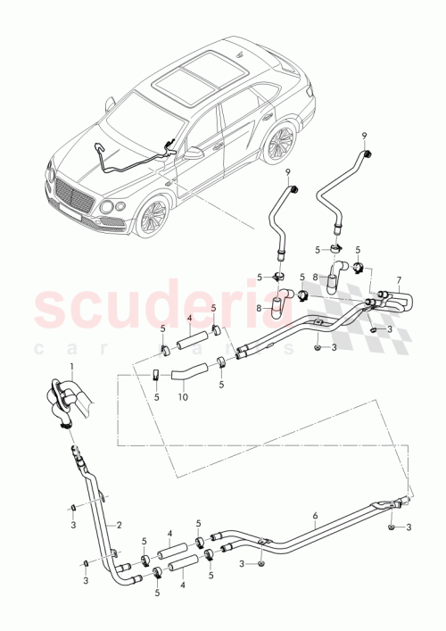 Part Diagram for Bentley 4M0 121 071 C