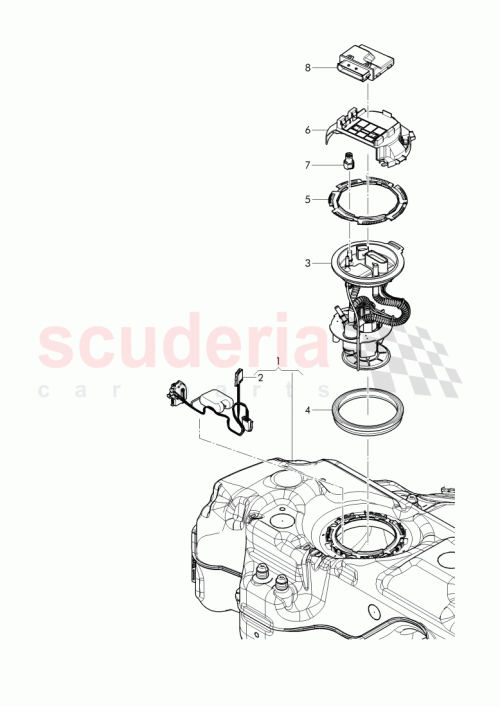 Part Diagram for Bentley 8R0 201 263 A