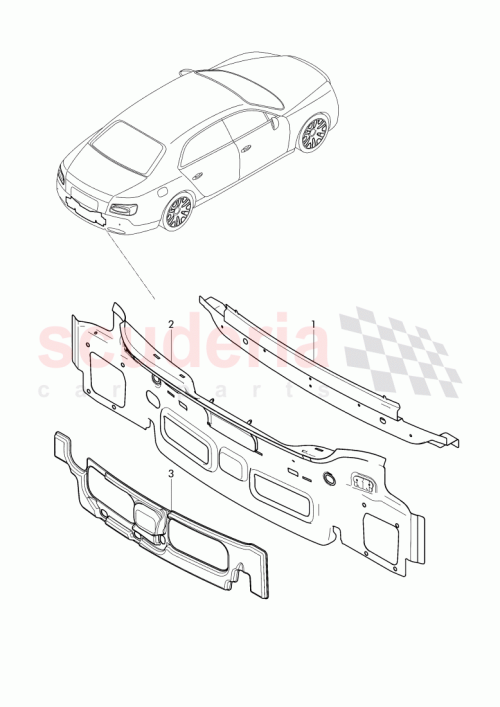 Part Diagram for Bentley 4W0 813 301 B