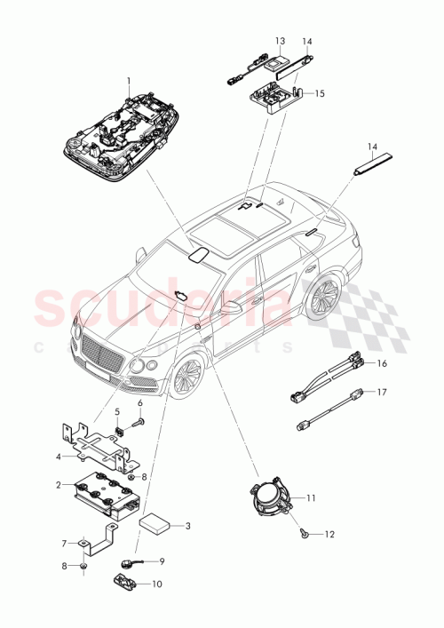 Part Diagram for Bentley 36A 907 239
