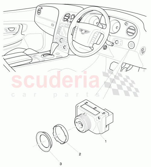 Part Diagram for Bentley 3D0955243A