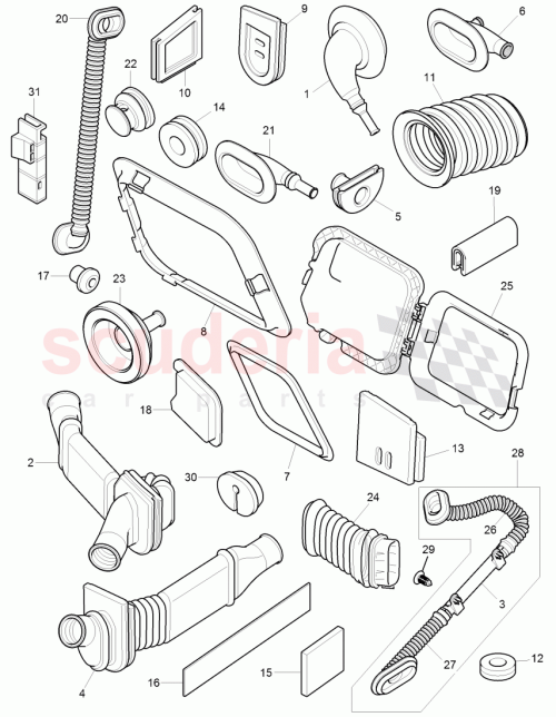 Part Diagram for Bentley 3D0971882