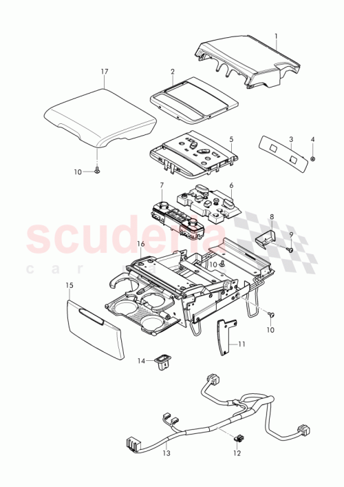 Part Diagram for Bentley 3Y1 886 415 F