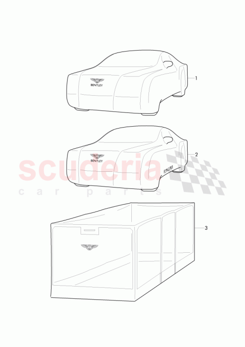 Part Diagram for Bentley 3W5 861 985 N