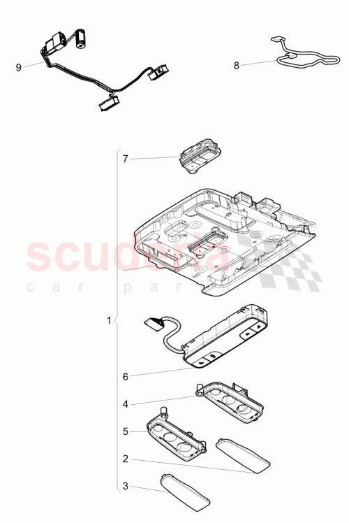 Part Diagram for Bentley 3Y2 947 135 P
