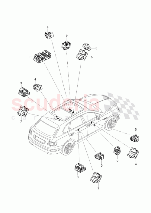 Part Diagram for Bentley 36A 962 107