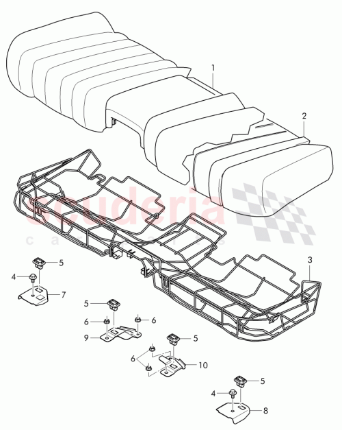 Part Diagram for Bentley 4W0 885 769 B