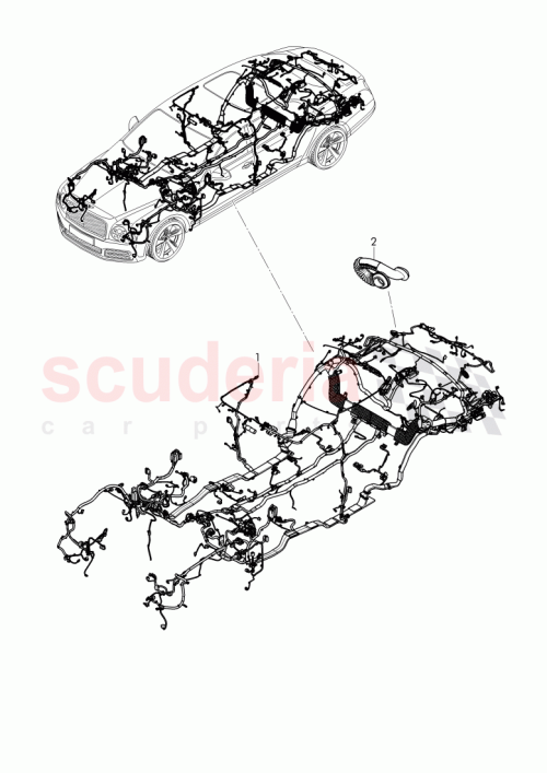 Part Diagram for Bentley 3Y4 971 012 AL
