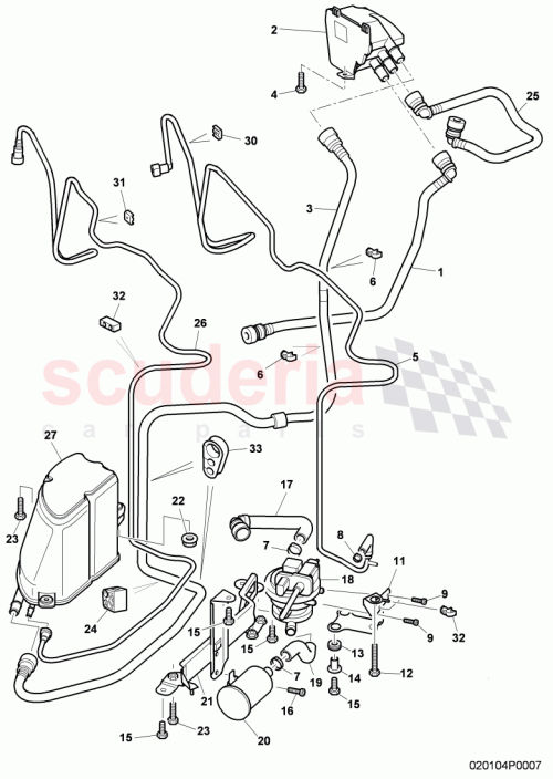 Part Diagram for Bentley 3W8201993