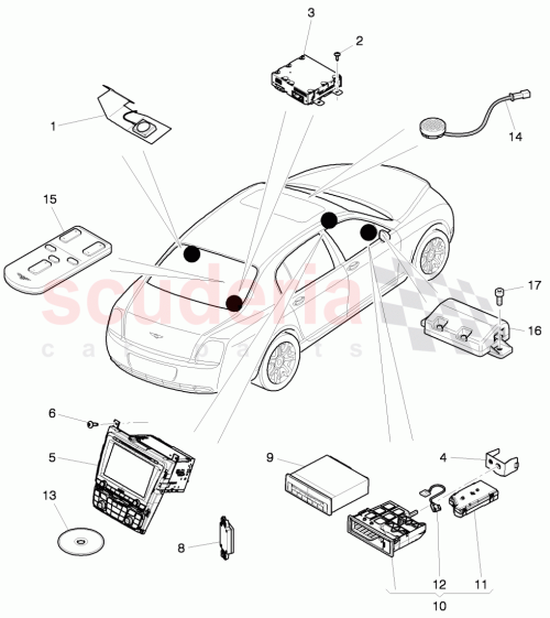 Part Diagram for Bentley 5N0 035 342 G