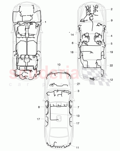 Part Diagram for Bentley 3W5971019AB