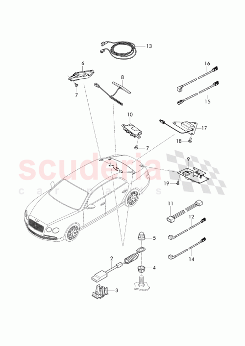 Part Diagram for Bentley 4W0 907 248 B