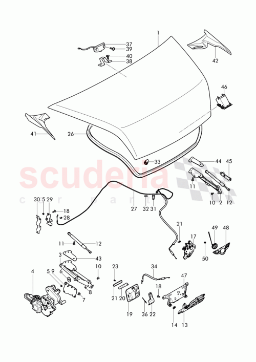 Part Diagram for Bentley 3W8 853 689 E