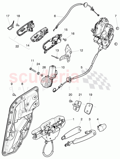 Part Diagram for Bentley 3Y0839014G