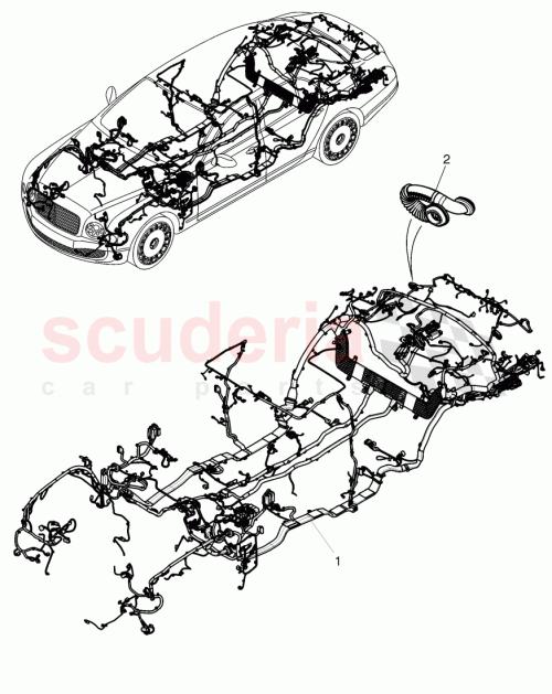Part Diagram for Bentley 3Y1 971 012 CA