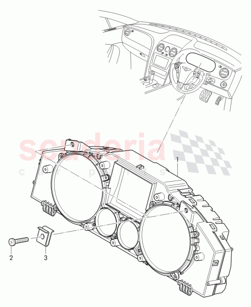 Part Diagram for Bentley 3W0 920 851 J