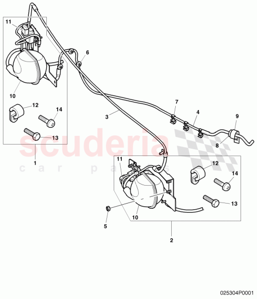 Part Diagram for Bentley 3W0 253 674 F