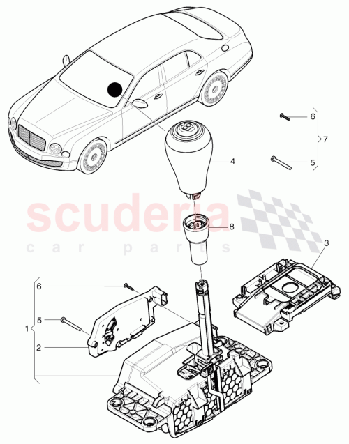 Part Diagram for Bentley 3Y0 863 192
