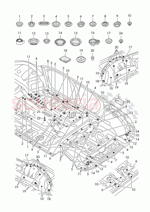 Part Diagram for Bentley N0200251