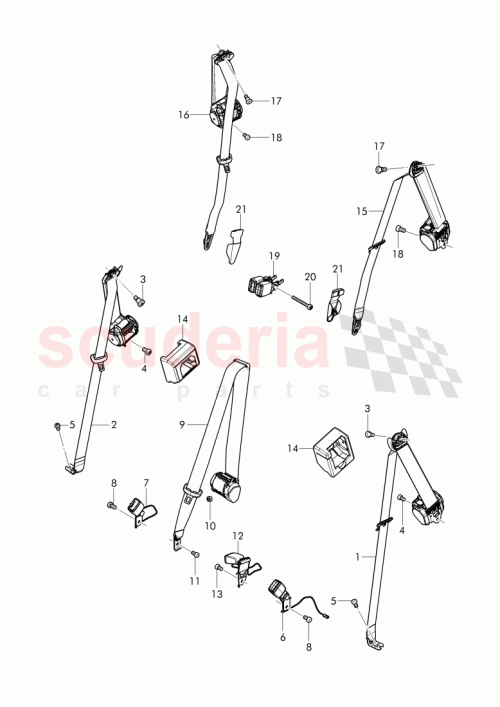 Part Diagram for Bentley 36A 857 807 A