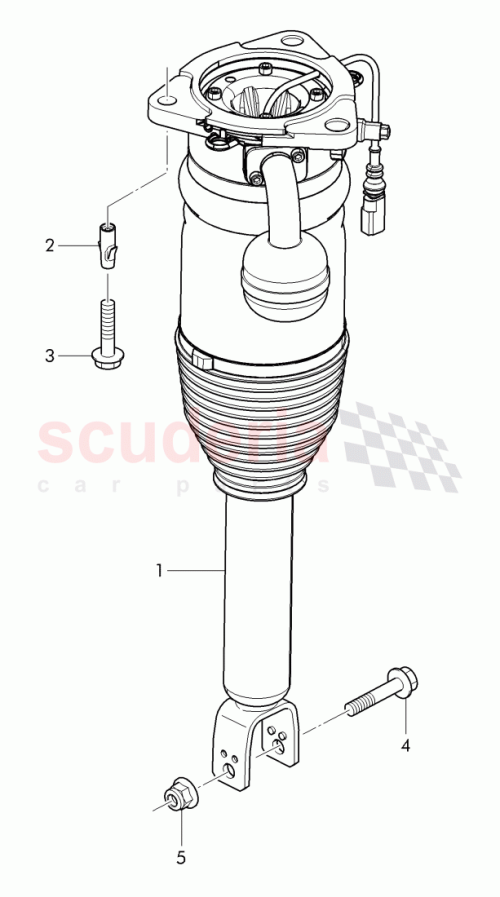 Part Diagram for Bentley 3W8616001G