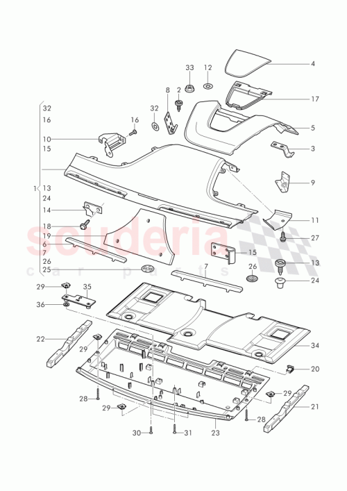 Part Diagram for Bentley 3W8867761AC