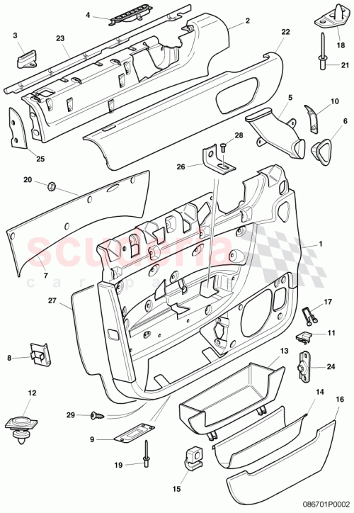 Part Diagram for Bentley 6Q0868241