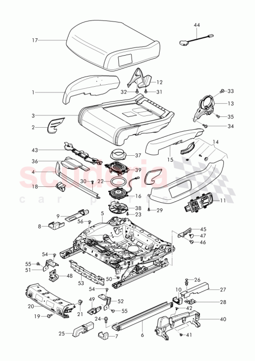 Part Diagram for Bentley 3W3 881 362 AC