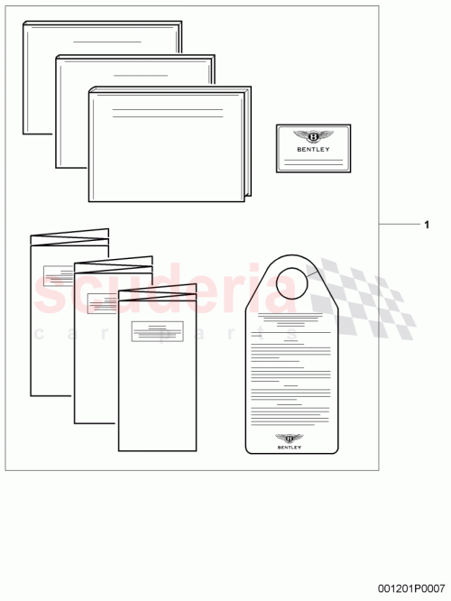 Part Diagram for Bentley 3W7 012 003 AD