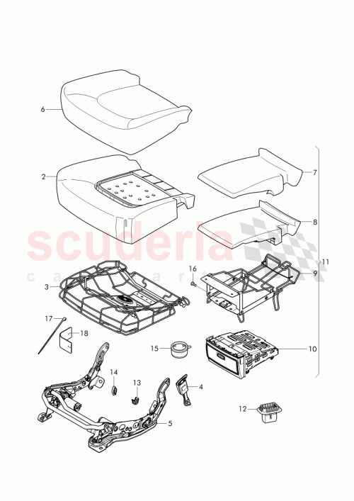 Part Diagram for Bentley 3Y5 885 405 H