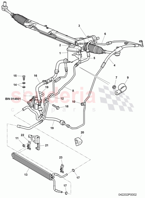 Part Diagram for Bentley 3W0422164